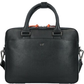 Braun Büffel Novara briefcase leather 38 cm laptop compartment