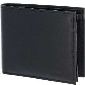 oxmox Leather Wallet RFID protection Genuine Leather 12 cm