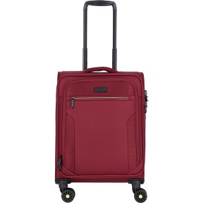 d&n Travel Line 9704 4 wheels Cabin trolley S 55 cm with expansion pleat