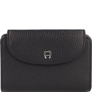 Aigner Wallet RFID protection Genuine Leather 14 cm