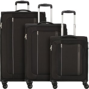 American Tourister Blazing Ride 4 wheels Suitcase set 3-piece with expansion pleat