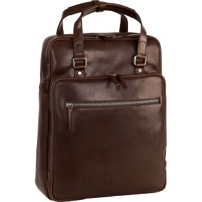 Leonhard Heyden Roma backpack leather 42 cm laptop compartment