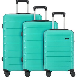 d&n Travel Line 4100 4 wheels Suitcase set 3-piece