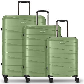 Redolz Essentials 10 3-SET 4 wheels Suitcase set 3-piece