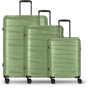 Redolz Essentials 10 3-SET 4 wheels Suitcase set 3-piece