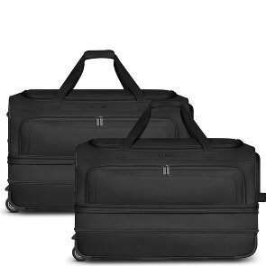 Redolz Duffle Essentials 2-wheel travel bag set 2-pcs. L+L with stretch fold