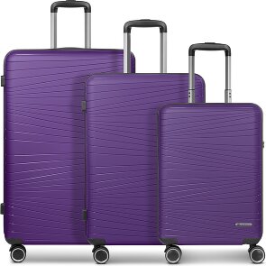 Franky Dallas 3.0 4-wheel suitcase set 3-piece with expansion fold