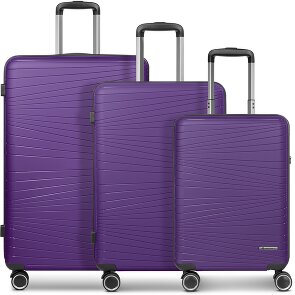 Franky Dallas 3.0 4-wheel suitcase set 3-piece with expansion fold