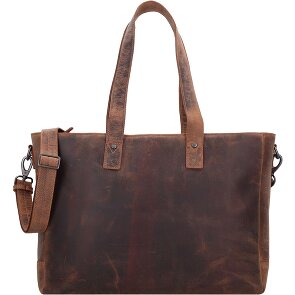 Plevier Shopper bag leather 41 cm laptop compartment Plevier Shopper bag leather 41 cm laptop compartment
