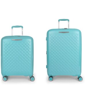 Gabol Queens 4 wheels Suitcase set 2-piece with expansion pleat Gabol Queens 4 wheels Suitcase set 2-piece with expansion pleat
