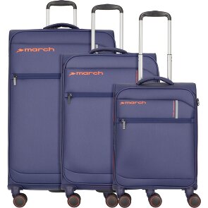 March15 Trading Silhouette 4 wheels Suitcase set 3-piece with expansion pleat