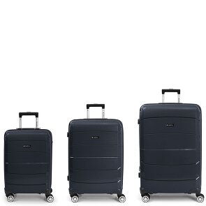 Gabol Midori 4 Roll Suitcase Set 3pcs. Gabol Midori 4 Roll Suitcase Set 3pcs.