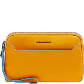 Piquadro Blue Square Clutch purse Leather 21 cm