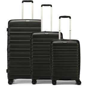 d&n Travel Line 4700 4 wheels Suitcase set 3-piece with expansion pleat