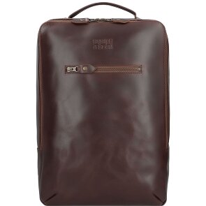 Buckle & Seam Leon backpack leather 41 cm laptop compartment