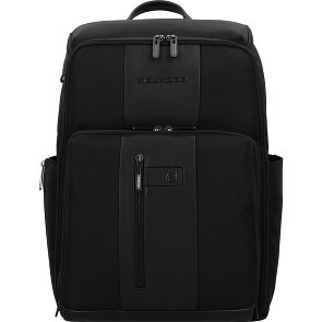 Piquadro Brief travel backpack leather 43 cm laptop compartment