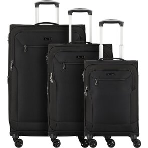d&n Travel Line 6804 4 Roll Suitcase Set 3pcs. d&n Travel Line 6804 4 Roll Suitcase Set 3pcs.