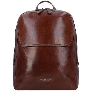 The Bridge Williamsburg backpack leather 40 cm laptop compartment