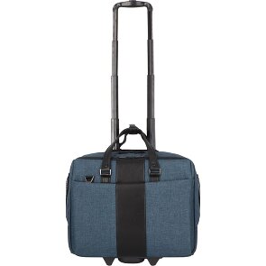 Dermata 2 wheels Business trolley 44 cm Laptop compartment
