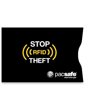 Pacsafe RFIDsafe card protection sleeves 2 pack 10 cm