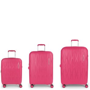 Gabol Infinity 4 wheels Suitcase set 3-piece with expansion pleat