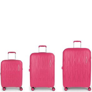 Gabol Infinity 4 wheels Suitcase set 3-piece with expansion pleat