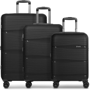 d&n Travel Line 4300-Plus 4 wheels Suitcase set 3-piece with expansion pleat d&n Travel Line 4300-Plus 4 wheels Suitcase set 3-piece with expansion pleat