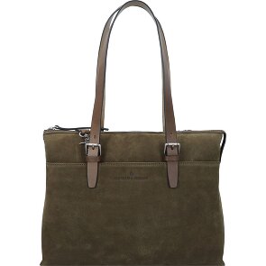 Castelijn & Beerens Nubuck Shoulder Bag Leather 40 cm Laptop compartment