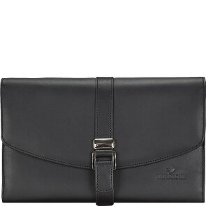 Windrose Nappa jewelry roll 23 cm leather