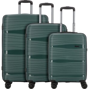 d&n Travel Line 4300 4 wheels Suitcase set 3-piece