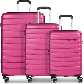 Bench Paris 4 wheels Suitcase set 3-piece with expansion pleat
