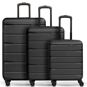 Franky Munich 4.0 4-wheel suitcase set 3-piece with stretch fold