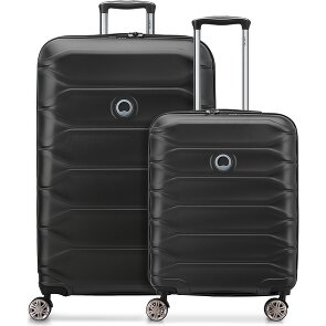 Delsey Paris Meteor 4-wheel Suitcase set S+L expandable gusset