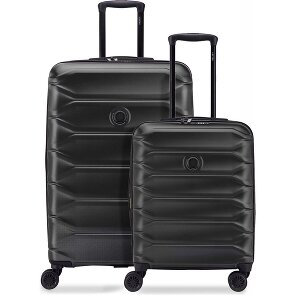 Delsey Paris Meteor 4-wheel Suitcase set S+L expandable gusset