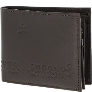 oxmox Leather Wallet RFID protection Genuine Leather 10 cm