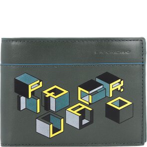 Piquadro Blue Square Revamp wallet RFID leather 13 cm