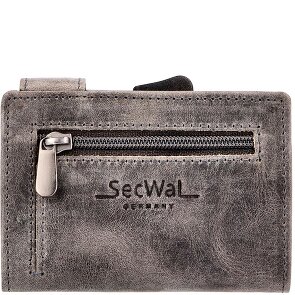 SecWal Credit card case wallet RFID leather 9 cm