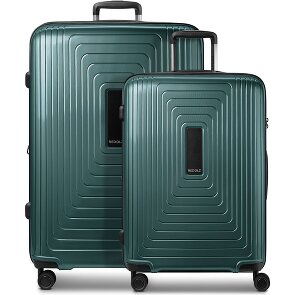 Redolz Essentials 14 4-wheel Suitcase set (M+L) expandable