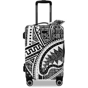 Sprayground Printed Zipper Shark AI Journey to the Mind 4 wheels Cabin trolley 55 cm