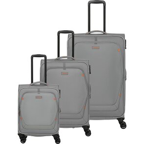 Travelite Umbria 4 wheels Suitcase set 3-piece with expansion pleat