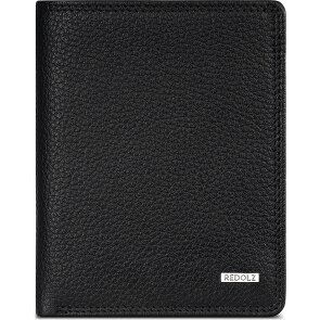Redolz Leather Essentials HF RFID Leather Wallet, 9.5 cm, Fold-Out
