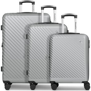 Check.In Paradise 2.0 4 wheels Suitcase set 3-piece with expansion pleat