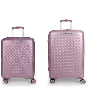 Gabol Queens 4 wheels Suitcase set 2-piece with expansion pleat Gabol Queens 4 wheels Suitcase set 2-piece with expansion pleat