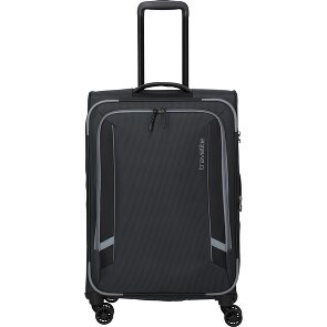 Travelite Corsiica 4 wheels Trolley M 67 cm with expansion pleat