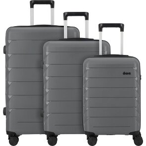 d&n Travel Line 4100 4 wheels Suitcase set 3-piece
