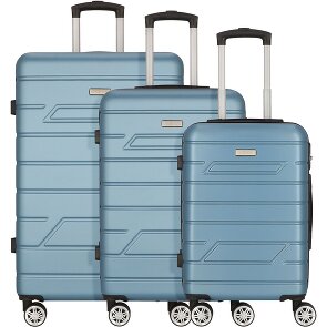 Nowi Bergamo 4 wheels Suitcase set 3-piece