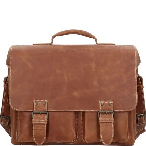 aunts & uncles Hunter Finn briefcase leather 40 cm laptop compartment