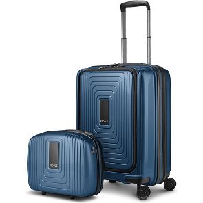 Redolz Essentials 14 suitcase set 2 pcs. cabin trolley with stretch fold + beauty case