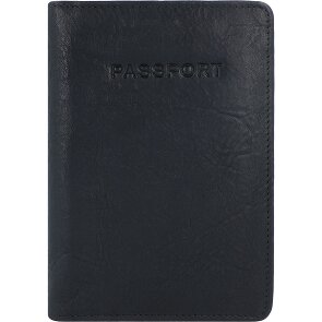 Burkely Antique Avery passport case RFID leather 10 cm