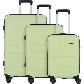 d&n Travel Line 4100 4 wheels Suitcase set 3-piece
